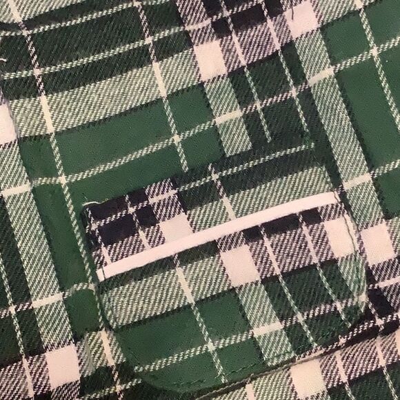 🎈Green Plaid Flannel Dog Pajamas - Picture 8 of 10